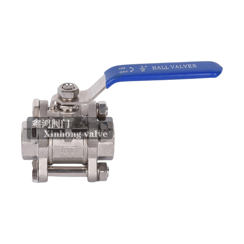 3 Piece/PC Manual Socket Welding Threaded Ball Valve