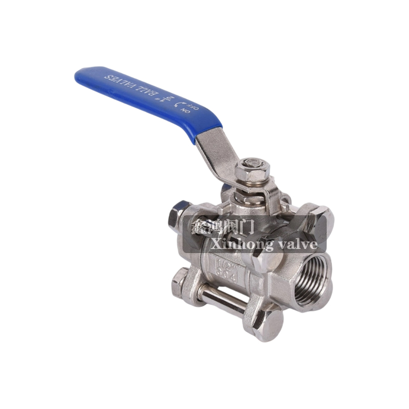 3 Piece/PC Manual Socket Welding Threaded Ball Valve