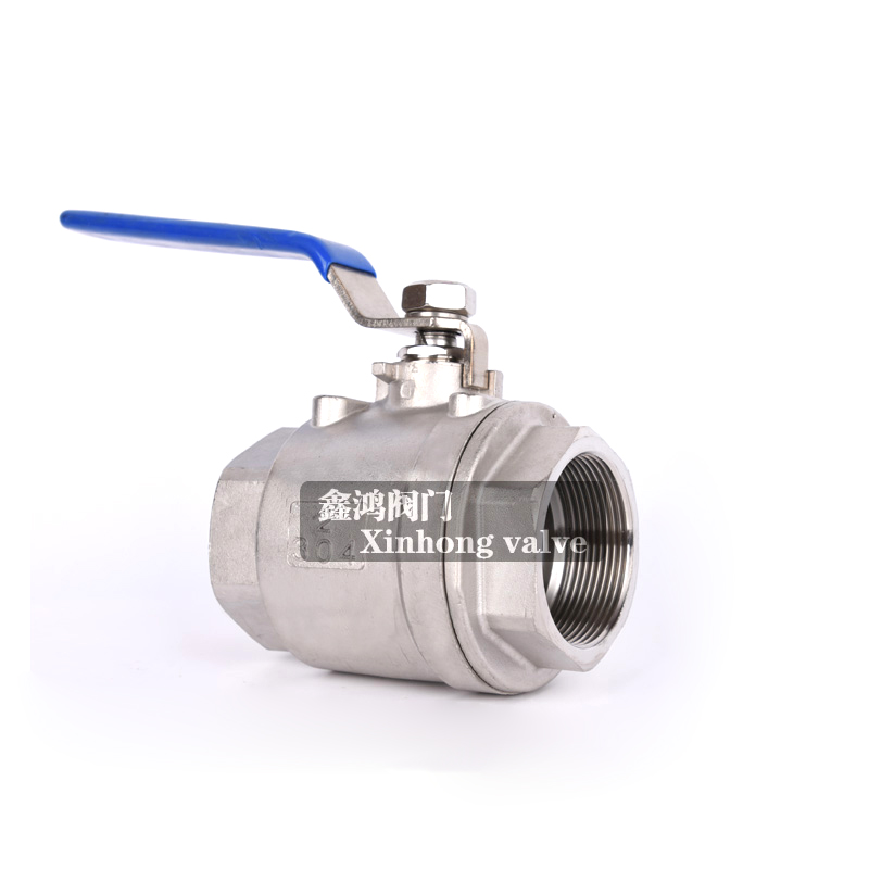 2 Piece/PC Stainless Steel Manual Screw Ball Valve