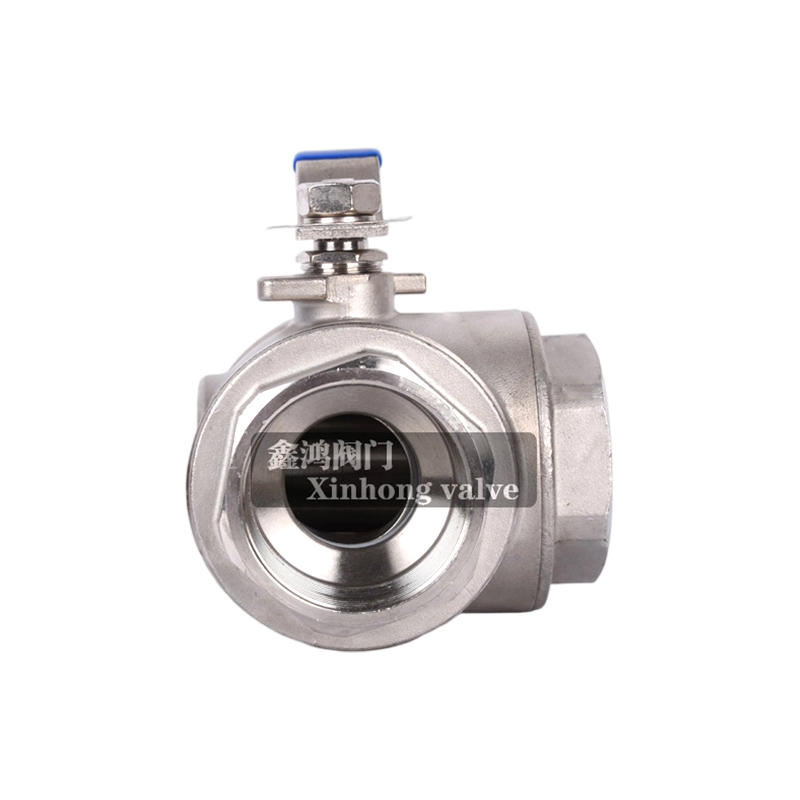 T/L Port 3-Way Manual Stainless Steel Screw Ball Valve