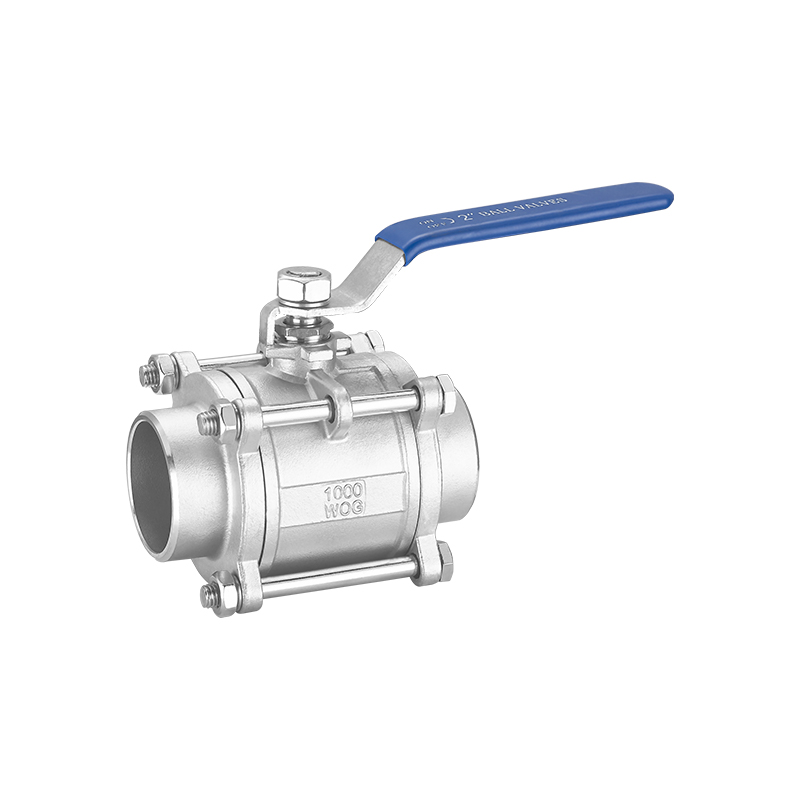 3 Piece/PC Manual Butt Welding Screw Ball Valve