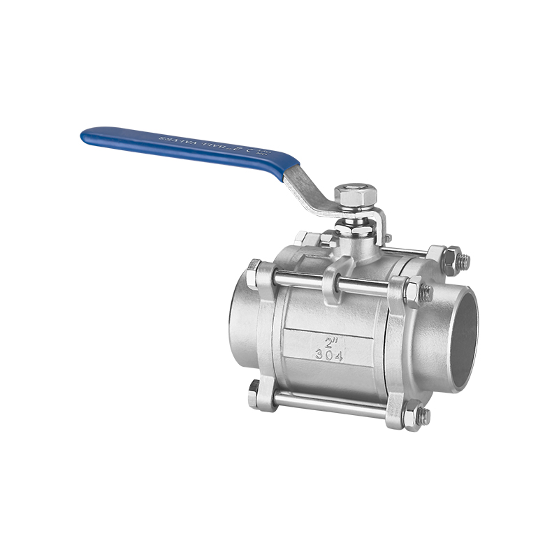 3 Piece/PC Manual Butt Welding Screw Ball Valve