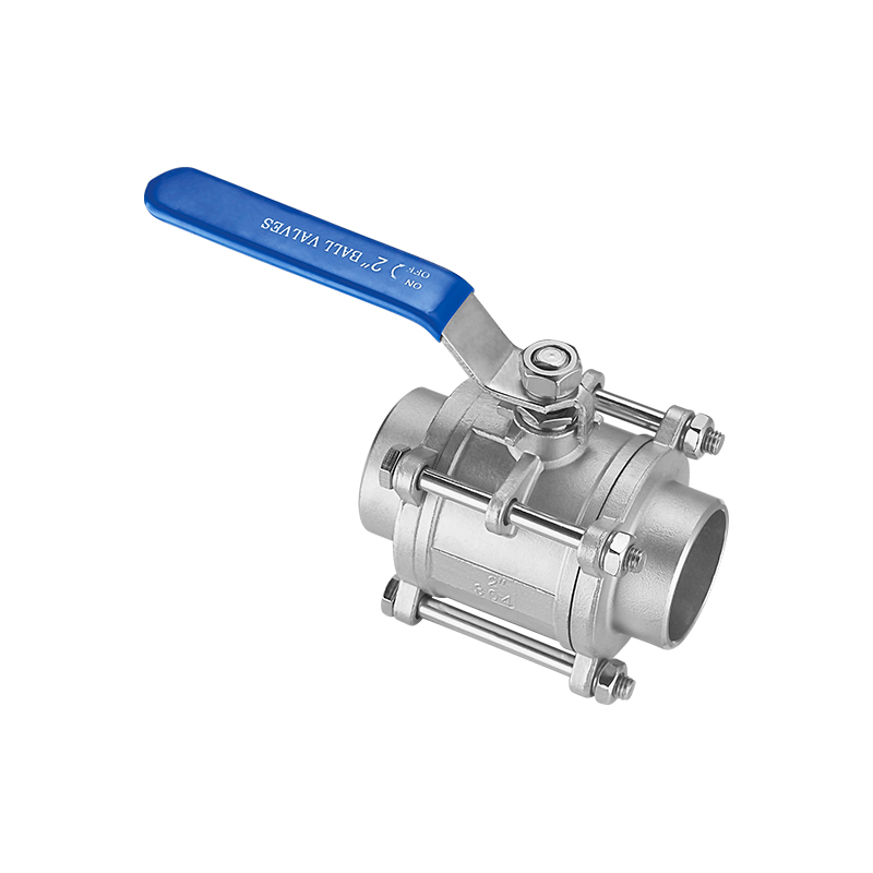 3 Piece/PC Manual Butt Welding Screw Ball Valve